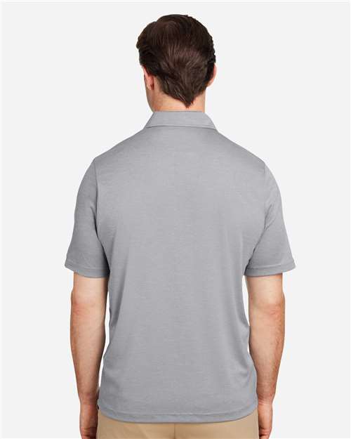 Athletic Heather Men&#39;s Zone Sonic Heather Performance Polo - TT51H