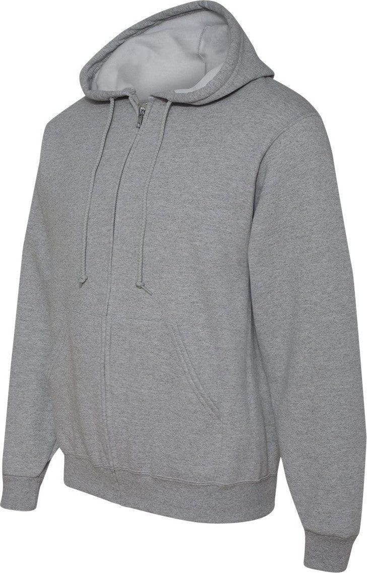 Athletic Heather NuBlend® Full-Zip Hooded Sweatshirt - 993MR