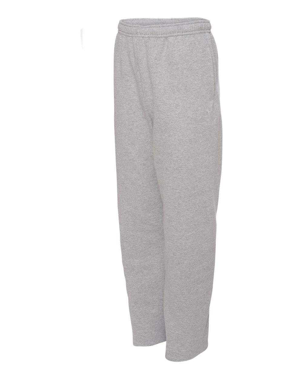 Athletic Heather NuBlend® Open-Bottom Sweatpants with Pockets - 974MPR