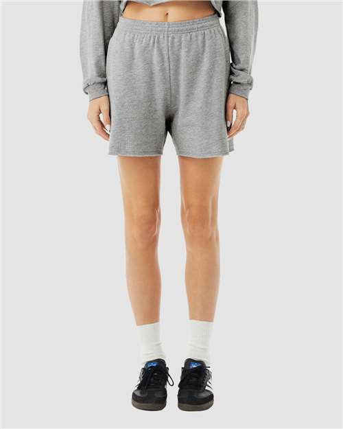 Athletic Heather Women&#39;s Cutoff Fleece Shorts - 3787