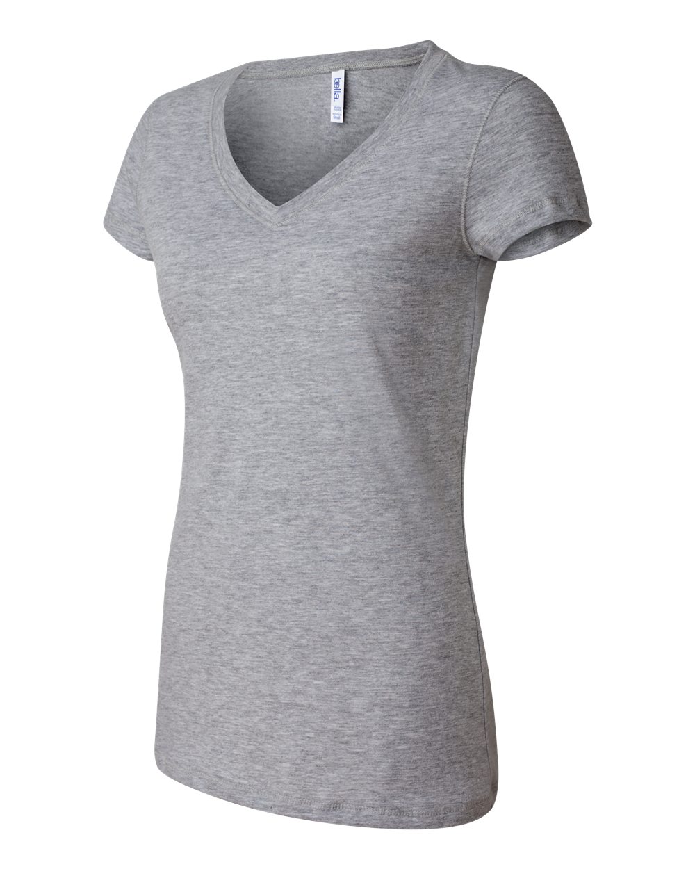 Athletic Heather Women’s Jersey V-Neck Tee - 6005