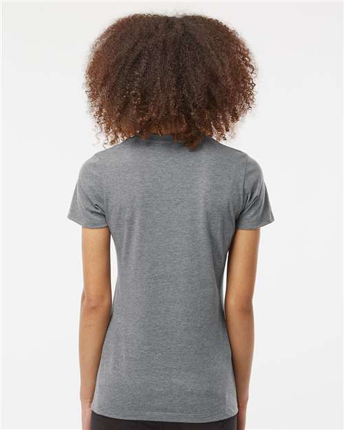 Athletic Heather Women&#39;s Premium Cotton Blend T-Shirt - 542