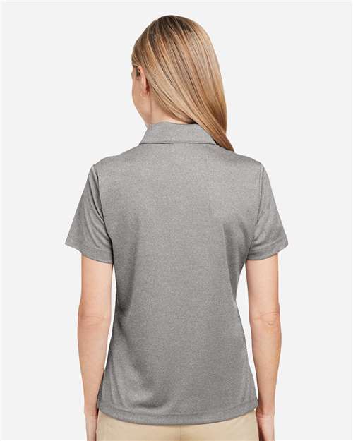Athletic Heather Women&#39;s Zone Sonic Heather Performance Polo - TT51HW