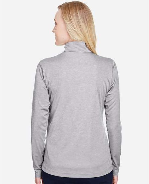 Athletic Heather Women&#39;s Zone Sonic Heather Performance Quarter-Zip Pullover - TT31HW