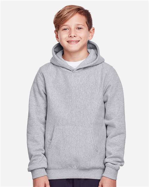 Athletic Heather Youth Zone HydroSport™ Heavyweight Pullover Hooded Sweatshirt - TT96Y