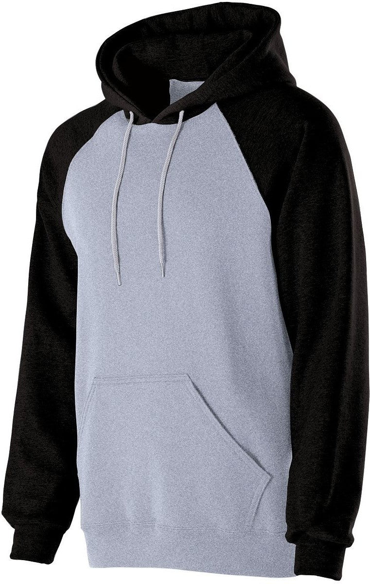 ATHLETIC HEATHER/BLACK BANNER HOODIE