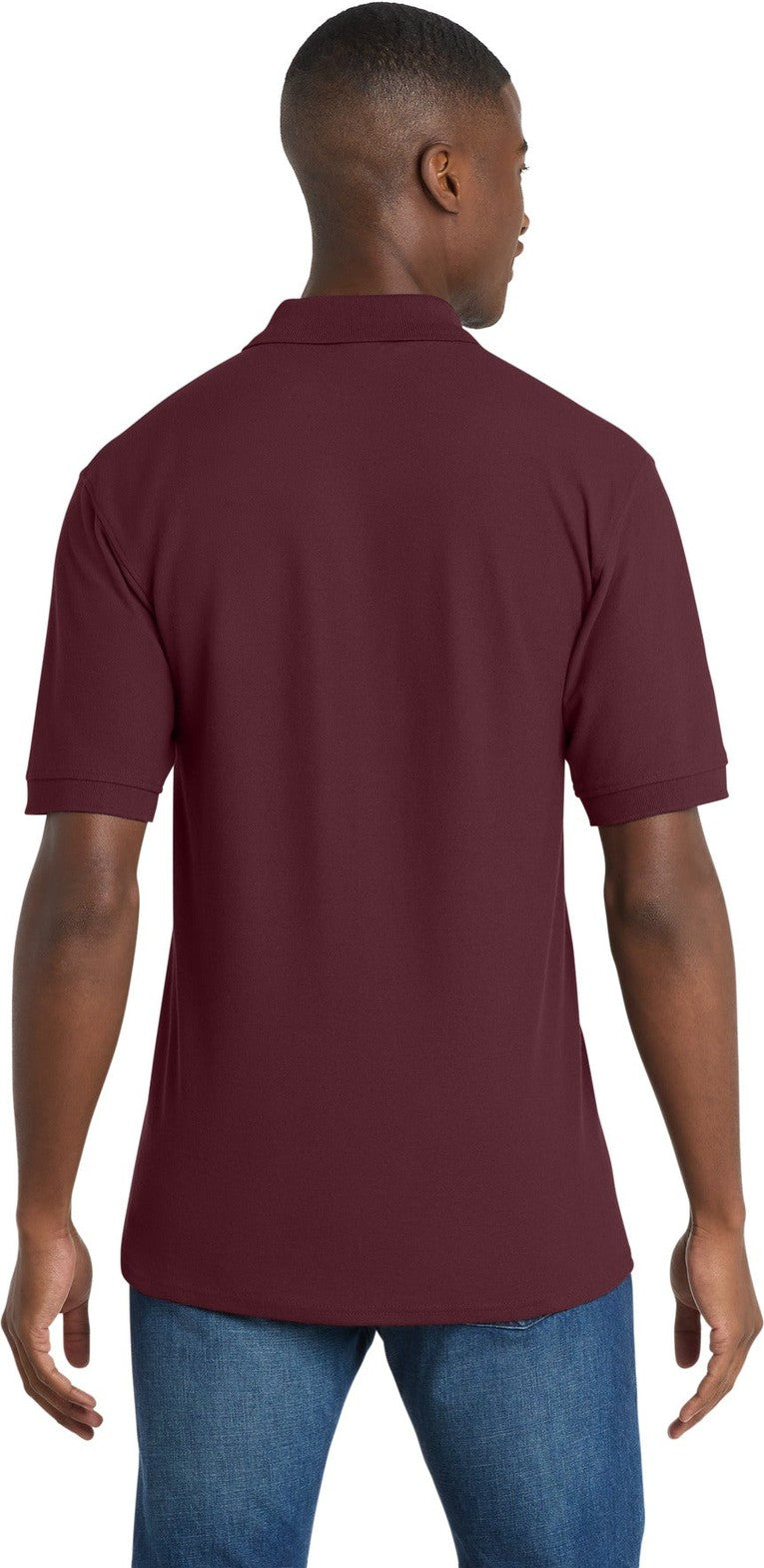 Athletic Marn Port & Co Core Blend Pique Polo. KP155