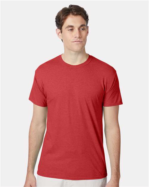 Athletic Red Heather Perfect-T Triblend T-Shirt - 42TB