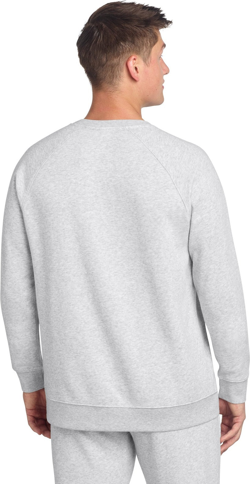 AthlHthr Sport-Tek Drive Fleece Crewneck STF203