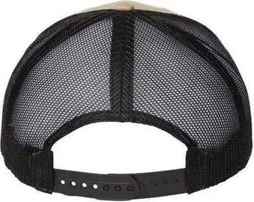 Atlantis Headwear Bryce Sustainable Trucker Cap - Khaki Black - one Size Fits Most
