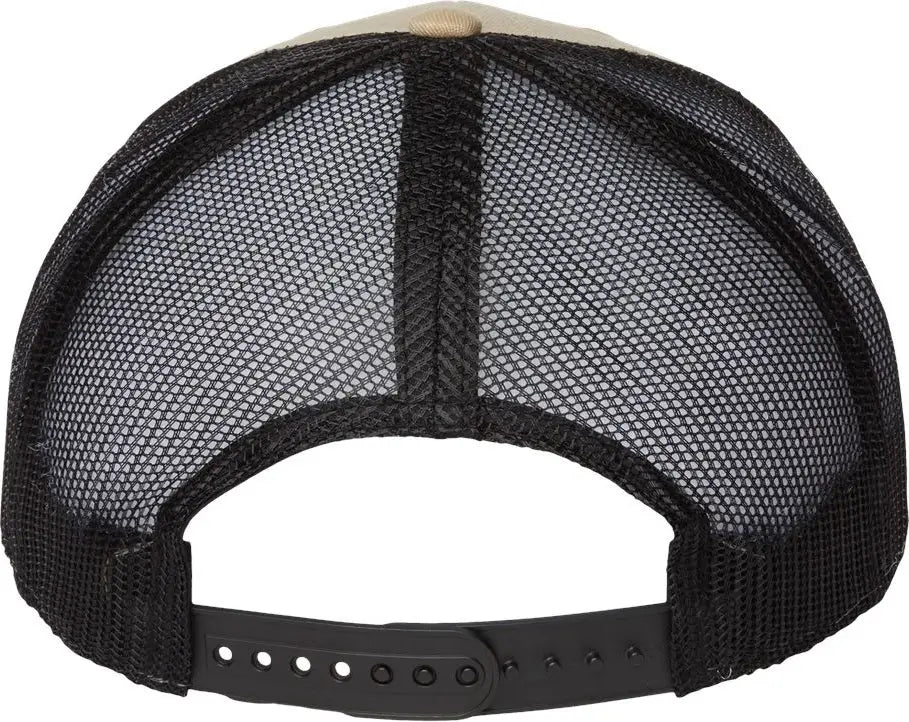 Atlantis Headwear Bryce Sustainable Trucker Cap - Khaki Black