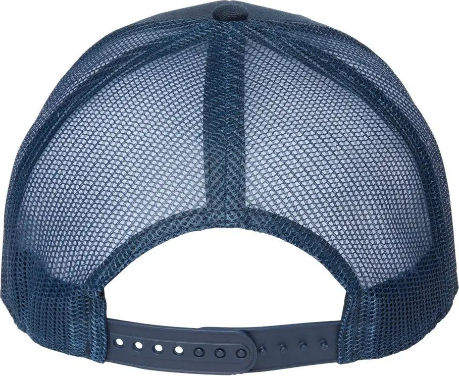 Atlantis Headwear Bryce Sustainable Trucker Cap - Navy - one Size Fits Most