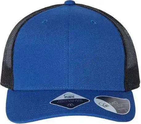 Atlantis Headwear Bryce Sustainable Trucker Cap - Royal Black - one Size Fits Most