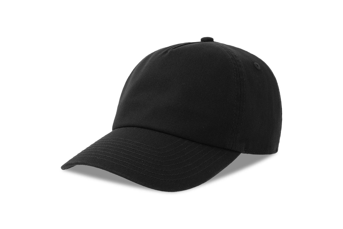 Atlantis Headwear Dadhatfp Sustainable Five-panel Dad Hat - Black