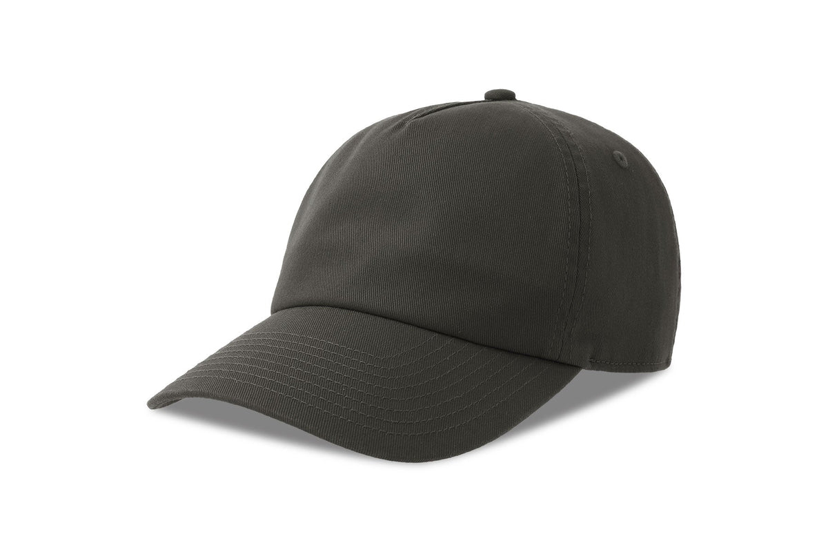 Atlantis Headwear Dadhatfp Sustainable Five-panel Dad Hat - Dark Grey