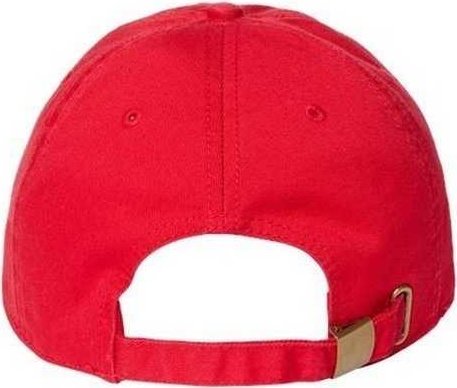 Atlantis Headwear Fraser Sustainable Dad Cap - Red - one Size Fits Most