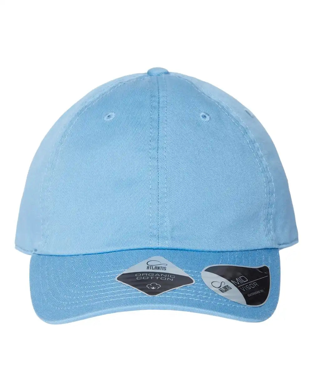 Atlantis Headwear Fraser Sustainable Dad Hat - Columbia Blue - Adjustable