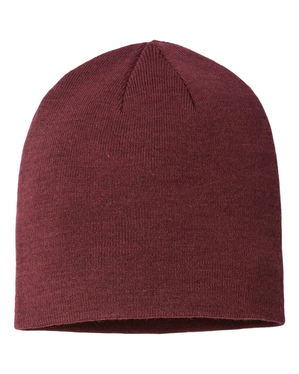 Atlantis Headwear Holly Sustainable Beanie - Burgundy Melange - Maroon / one Size Fits Most