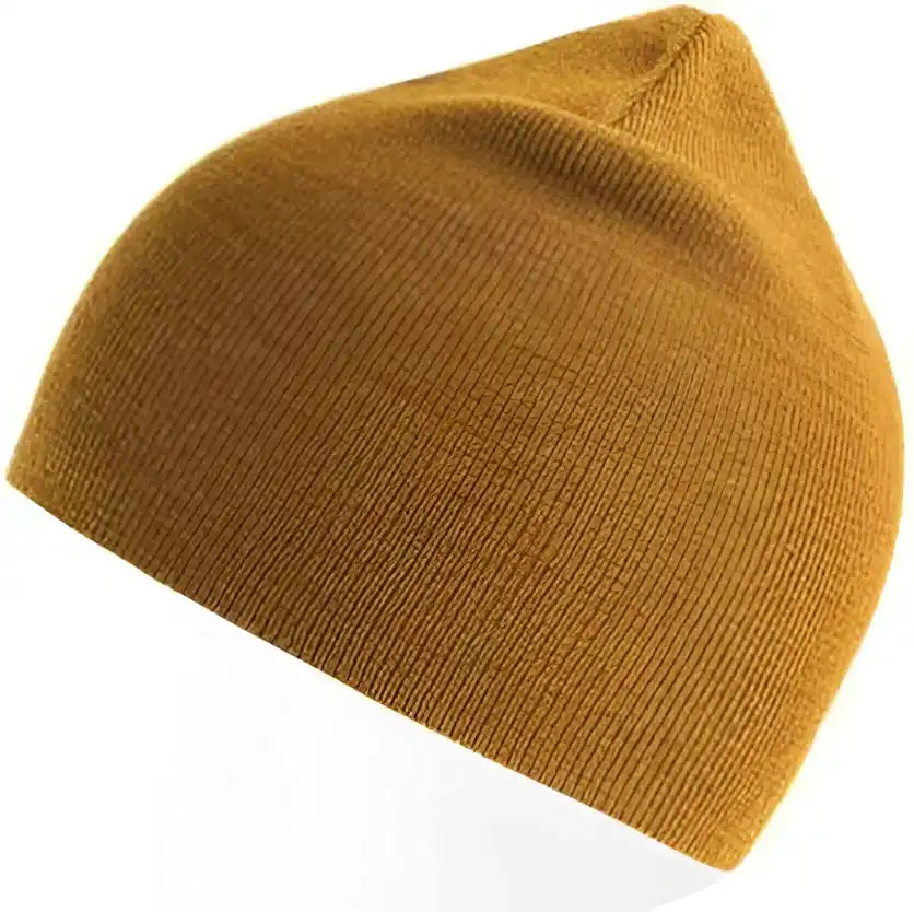 Atlantis Headwear Holly Sustainable Beanie Mustard Yellow Gold / Osfm