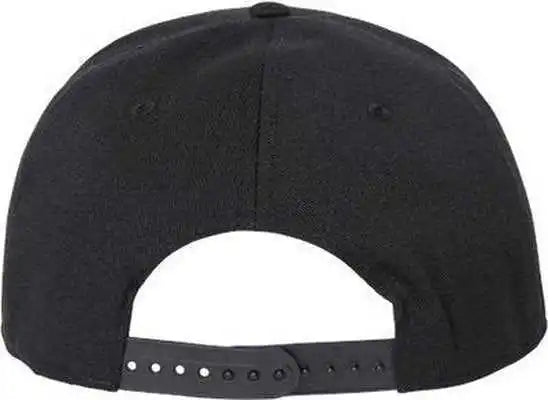 Atlantis Headwear James Sustainable Flat Bill Cap - Black - one Size Fits Most
