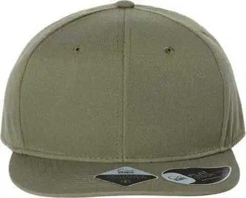 Atlantis Headwear James Sustainable Flat Bill Cap - Olive - one Size Fits Most