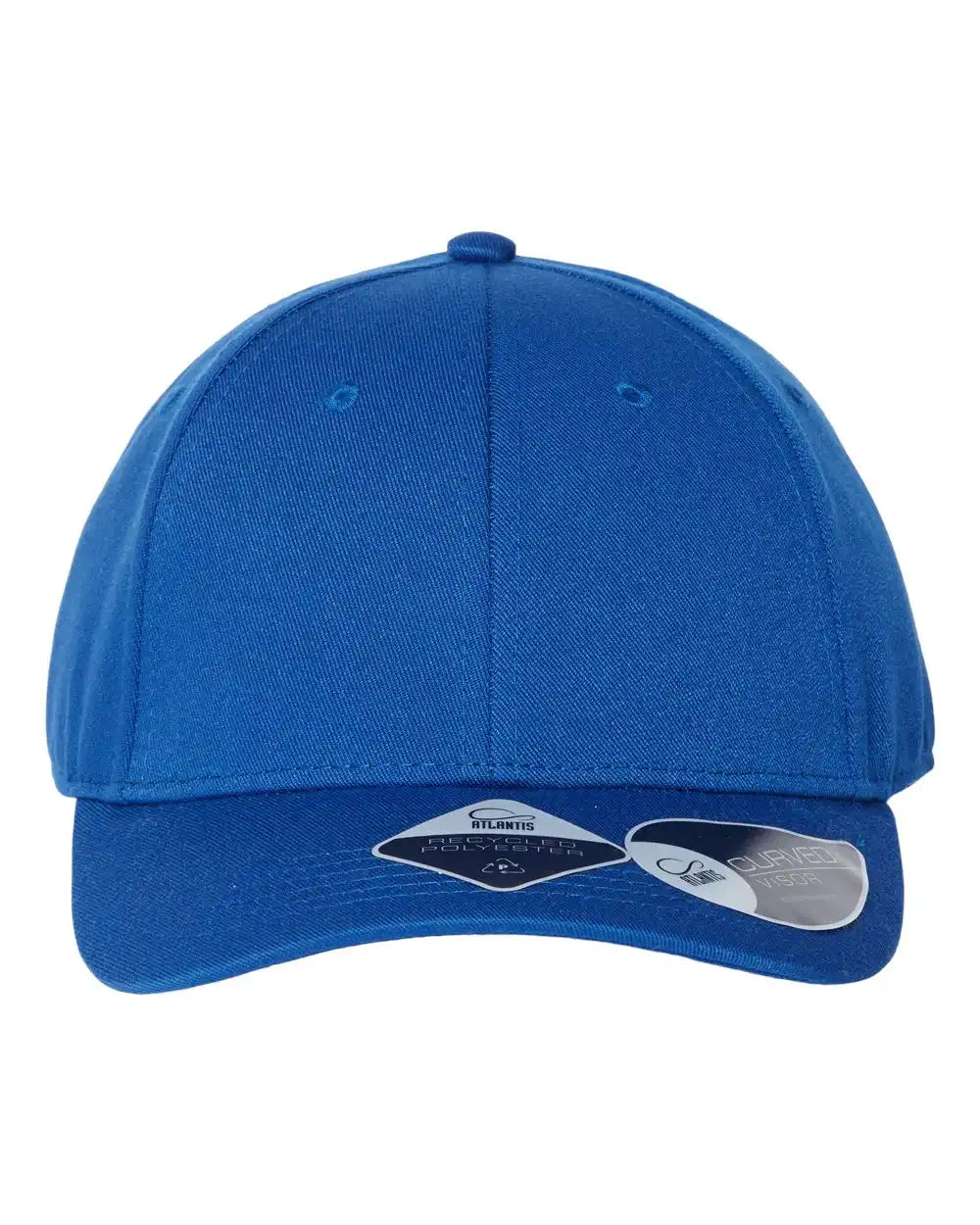 Atlantis Headwear Joshua Sustainable Structured Cap - Royal - Adjustable