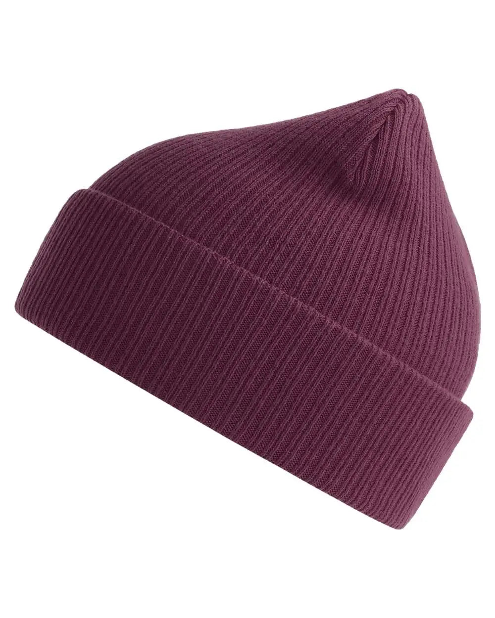 Atlantis Headwear Nelson Sustainable Cuffed Beanie - Burgundy - Maroon / one Size Fits Most