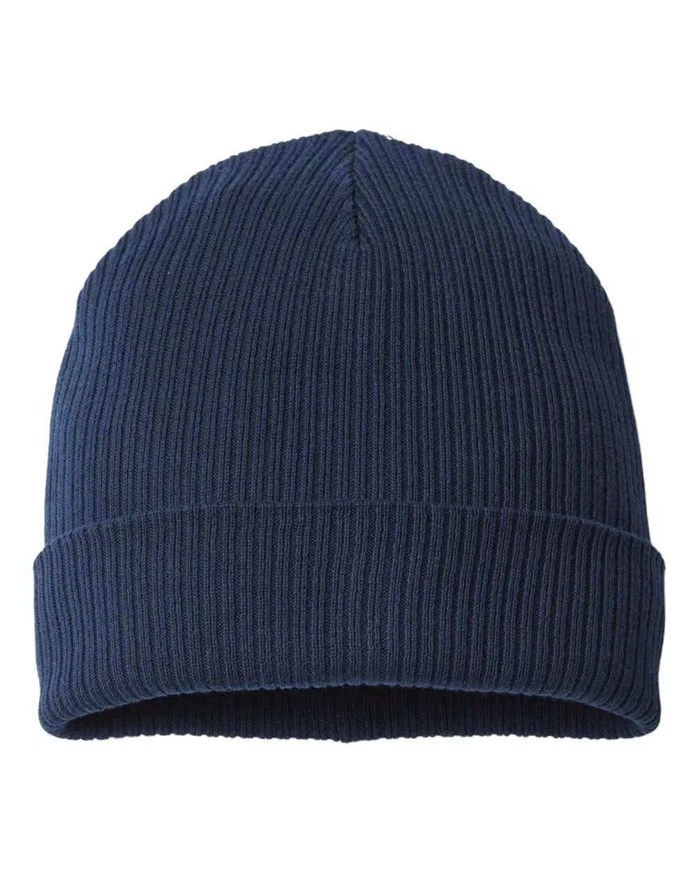 Atlantis Headwear Nelson Sustainable Cuffed Beanie - Navy - one Size Fits Most