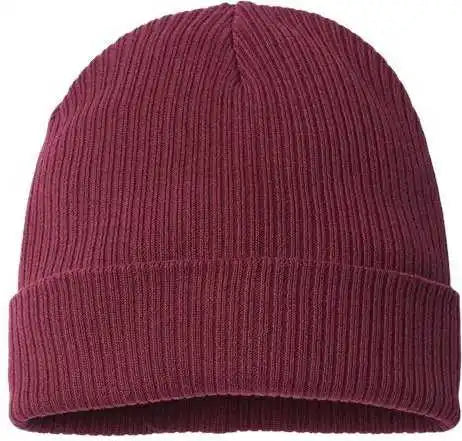 Atlantis Headwear Nelson Sustainable Knit - Burgundy - Maroon / one Size Fits Most