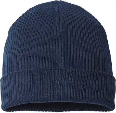 Atlantis Headwear Nelson Sustainable Knit Navy / one Size Fits Most