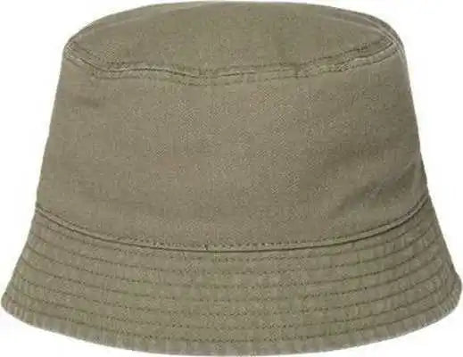 Atlantis Headwear Powell Sustainable Bucket Hat - Olive - one Size Fits Most