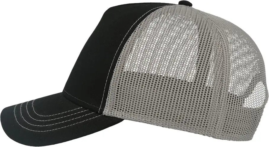 Atlantis Headwear Rapper Sustainable Canvas Cap - Black Grey - Gray / one Size Fits Most