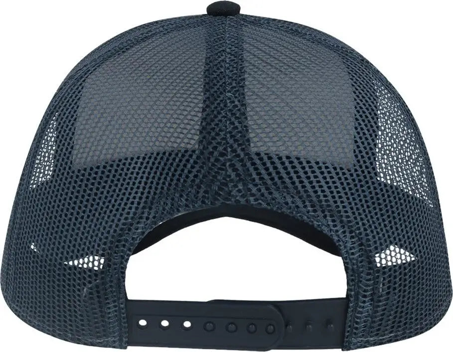 Atlantis Headwear Rapper Sustainable Canvas Cap - Grey Navy - Gray / one Size Fits Most