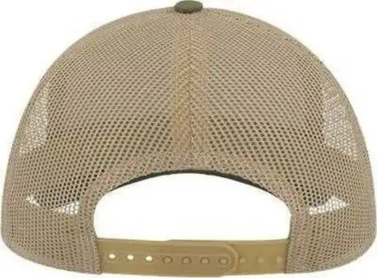 Atlantis Headwear Rapper Sustainable Canvas Cap - Olive Green Khaki - one Size Fits Most
