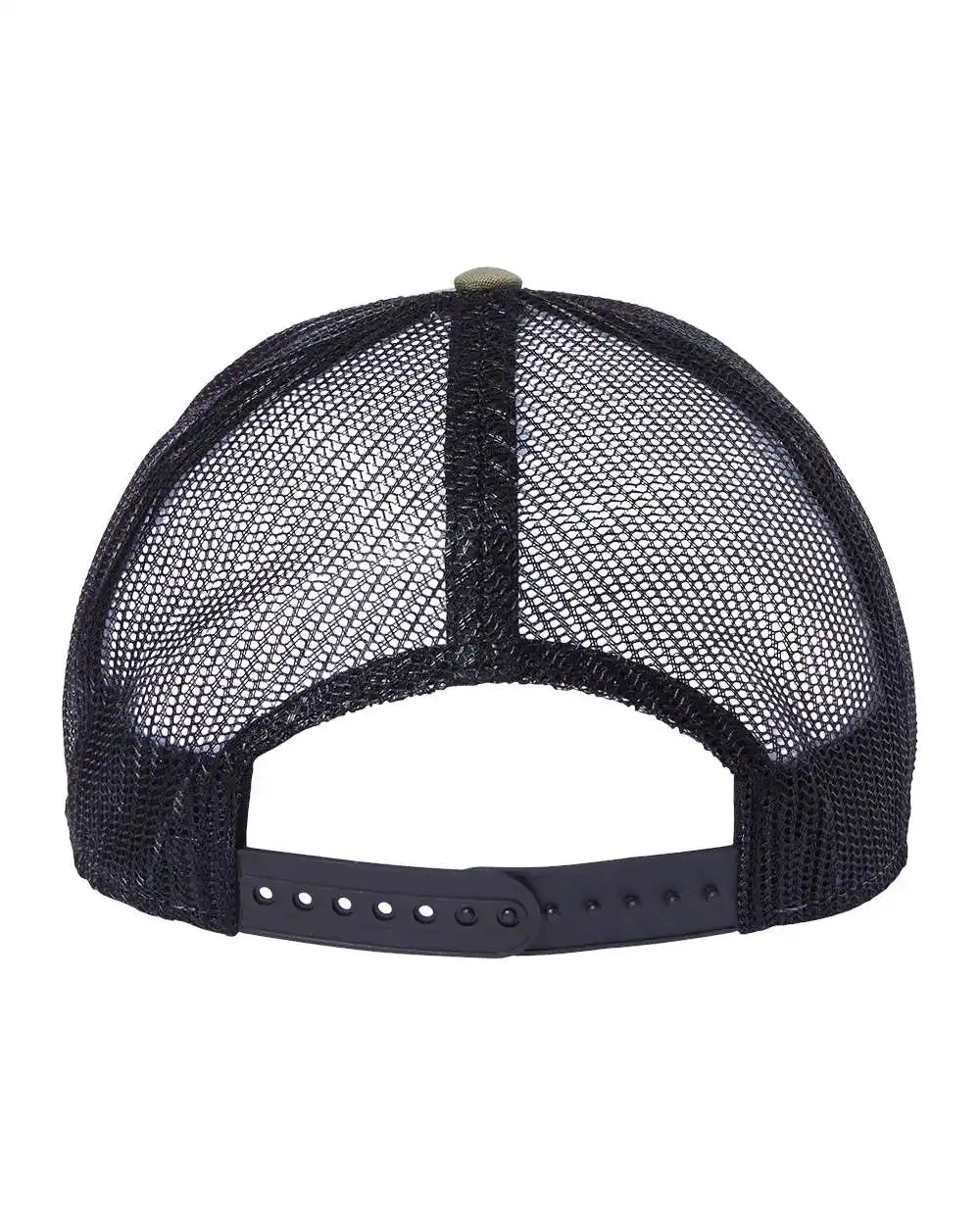 Atlantis Headwear Reth Sustainable Recy Three Trucker Cap - Olive Black - Olive/ / Adjustable