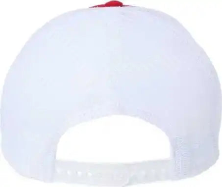 Atlantis Headwear Reth Sustainable Recy Three Trucker Cap - Red White (rosso Bianco) - 6 5/8’’ - 7 3/8’’