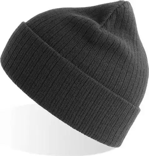 Atlantis Headwear Riob Rio Sustainable Rib Knit Beanie - Dark Grey (grigio Scuro) - Gray / one Size Fits Most
