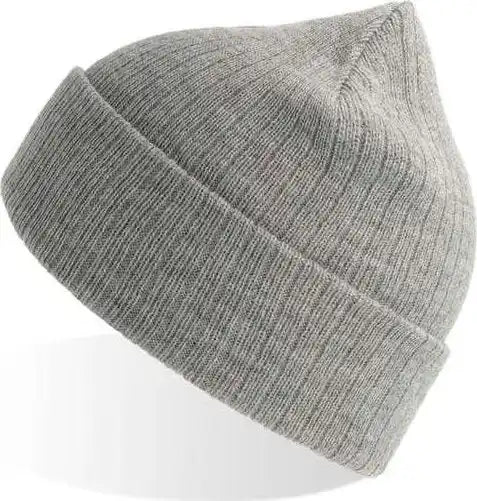 Atlantis Headwear Riob Rio Sustainable Rib Knit Beanie Light Grey Mlange (grigio Chiaro Mlange) Gray / one Size Fits