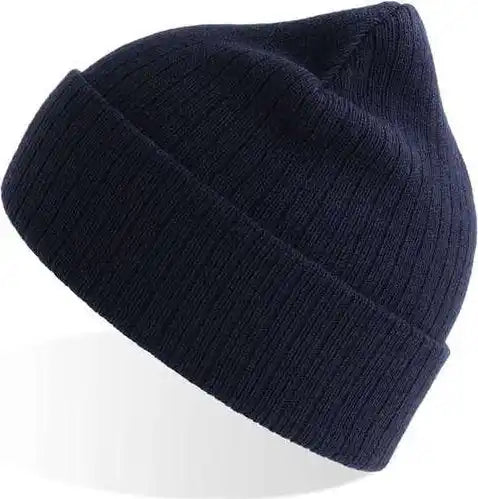 Atlantis Headwear Riob Rio Sustainable Rib Knit Beanie - Navy (marina Militare) - one Size Fits Most