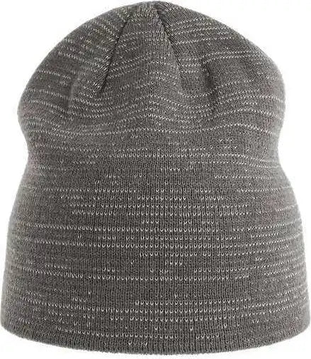 Atlantis Headwear Shib Shine Sustainable Reflective Beanie - Dark Grey (grigio Scuro) - Gray / one Size Fits Most