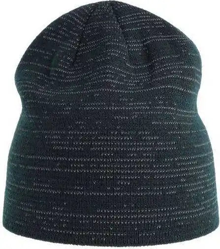 Atlantis Headwear Shib Shine Sustainable Reflective Beanie - Navy (marina Militare) - one Size Fits Most