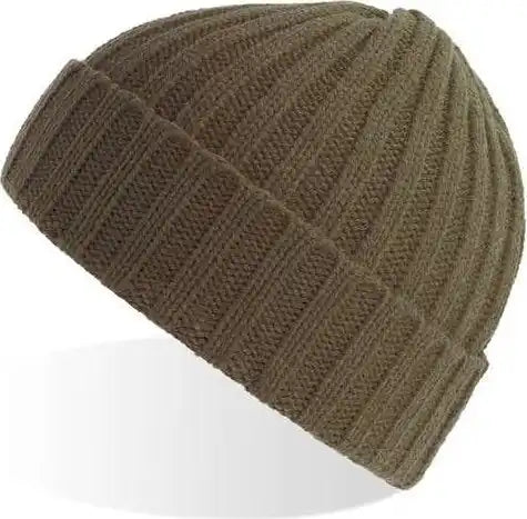 Atlantis Headwear Shore Sustainable Cable Knit Beanie - Olive (oliva) - one Size Fits Most