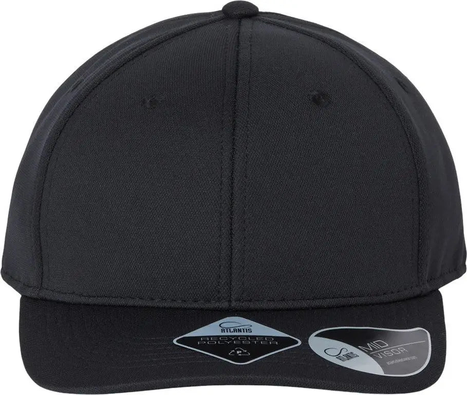 Atlantis Headwear Skye Sustainable Honeycomb Cap - Black - one Size Fits Most