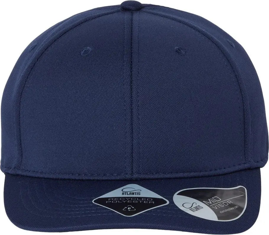 Atlantis Headwear Skye Sustainable Honeycomb Cap - Navy