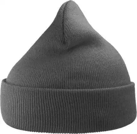 Atlantis Headwear Wind Sustainable 12’’ Cuffed Beanie - Dark Gray - one Size Fits Most