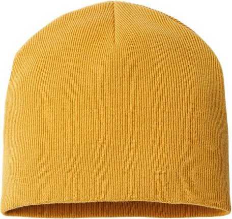Atlantis Headwear Yala Sustainable Beanie - Mustard Yellow - Gold / one Size Fits Most