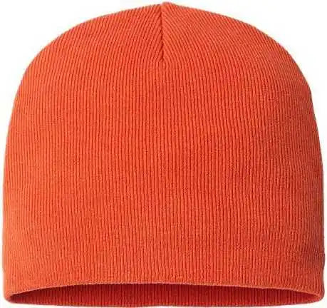 Atlantis Headwear Yala Sustainable Beanie - Orange - one Size Fits Most