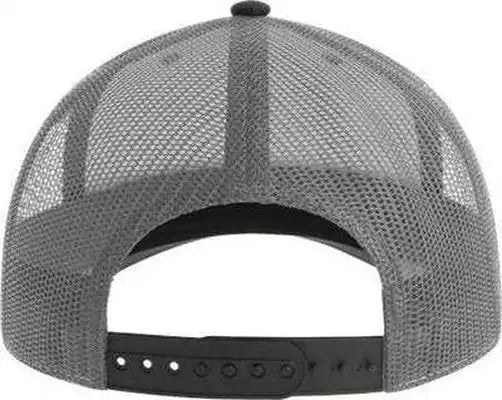 Atlantis Headwear Zion Sustainable Five-panel Trucker Cap - Black Dark Gray - one Size Fits Most