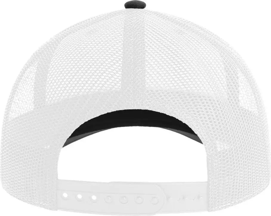 Atlantis Headwear Zion Sustainable Five-panel Trucker Cap - Black White - one Size Fits Most
