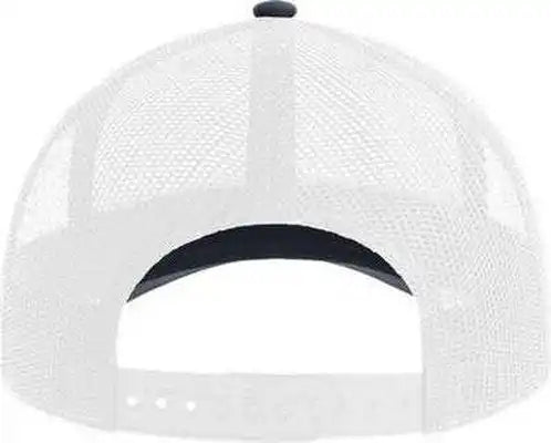 Atlantis Headwear Zion Sustainable Five-panel Trucker Cap - Navy White - one Size Fits Most